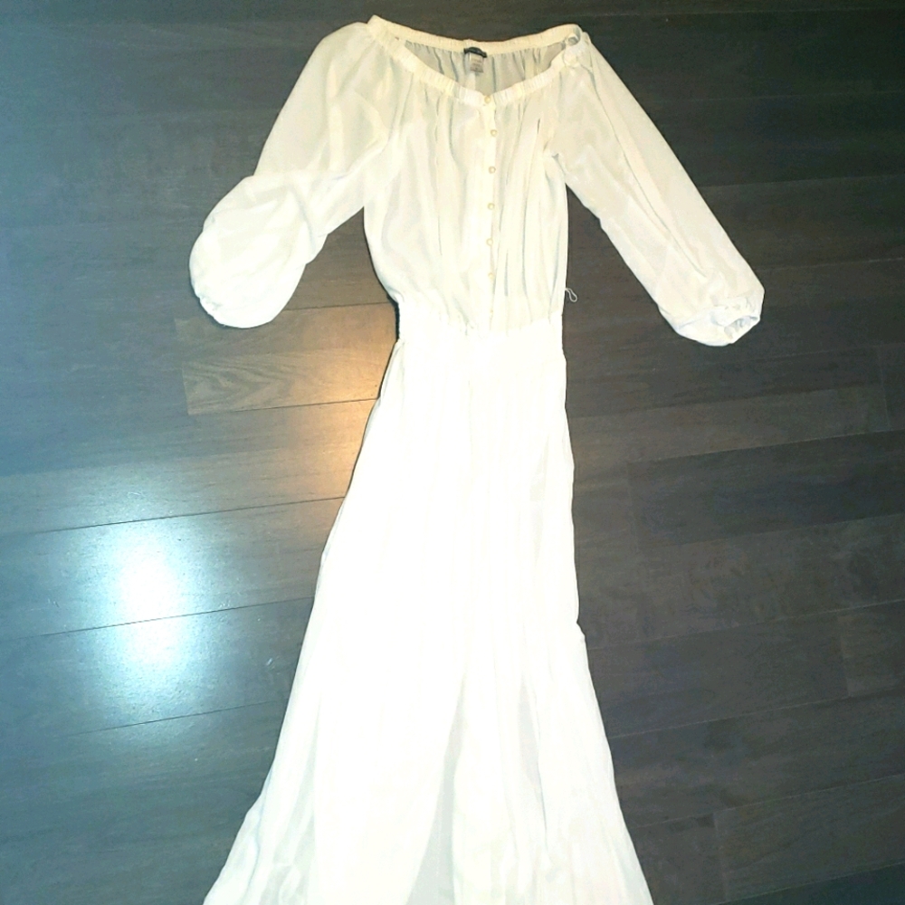 White prom dress